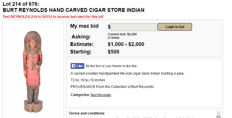 cigarstore indian